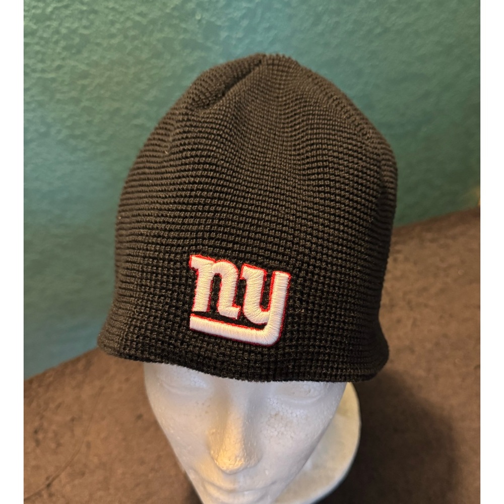 Reebok Black Beanie with NFL Emblem